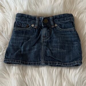 GAP Dark Blue Kids Denim Skirt